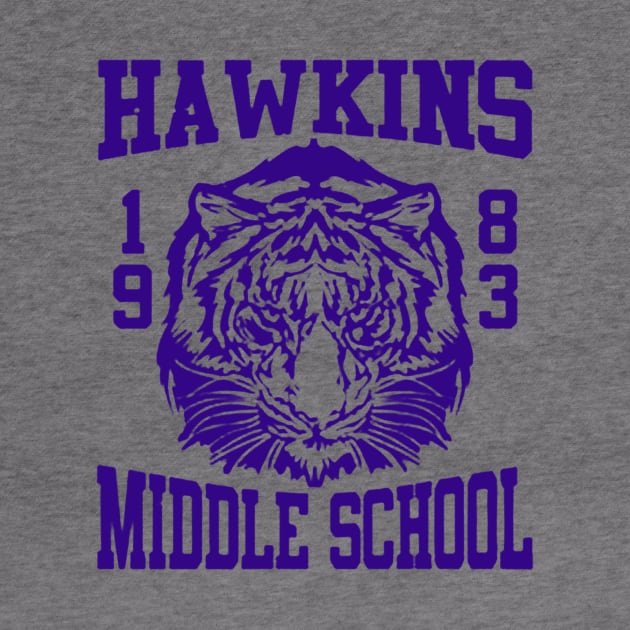 Hawkins Middle School Tigers 1983 by VivianJM